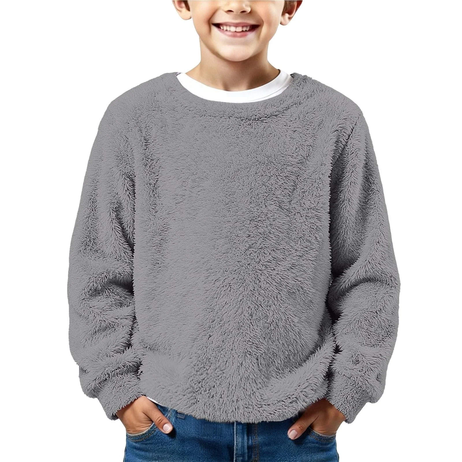 Світшот Generisch Дитячий для дівчаток і хлопчиків, флісовий, фото №1