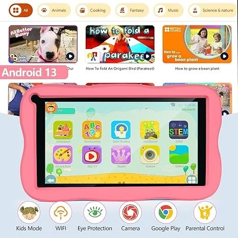 Планшет 7" SUMTAB K708 (3+5)/64Gb 4 ядра Android 13 Рожевий, фото №4