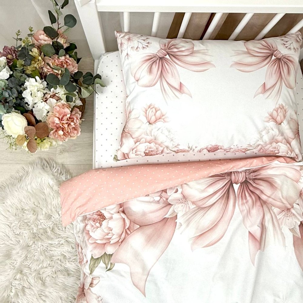 Підковдра на блискавці, 145х210 см. та наволочка, 50х70 см. Зайчик рожевий, фото №7