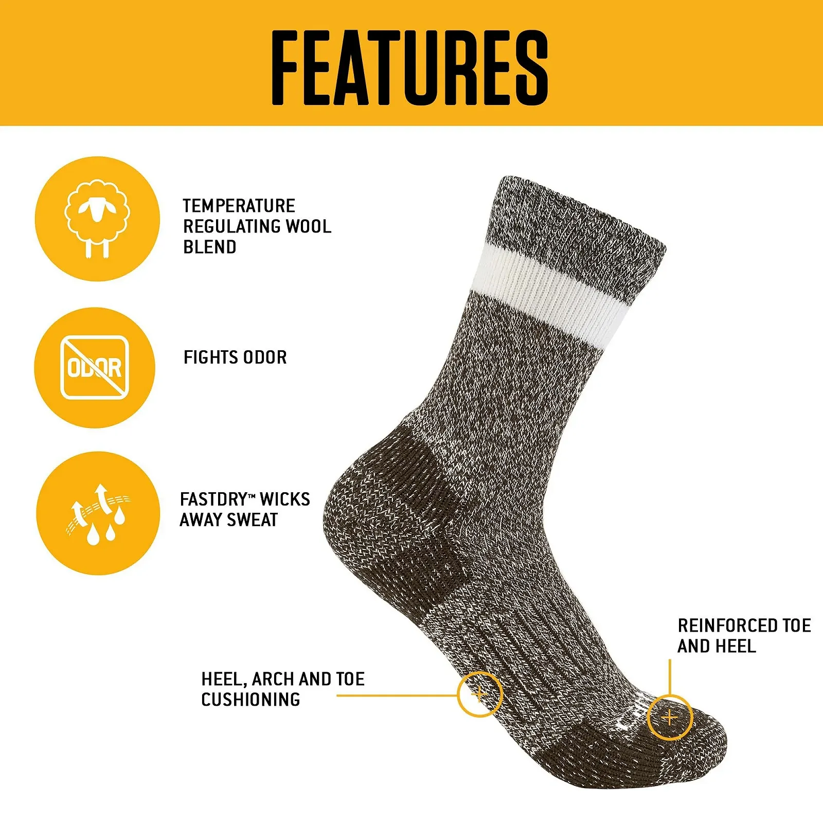 Женские носки Carhartt Midweight Crew, фото №2