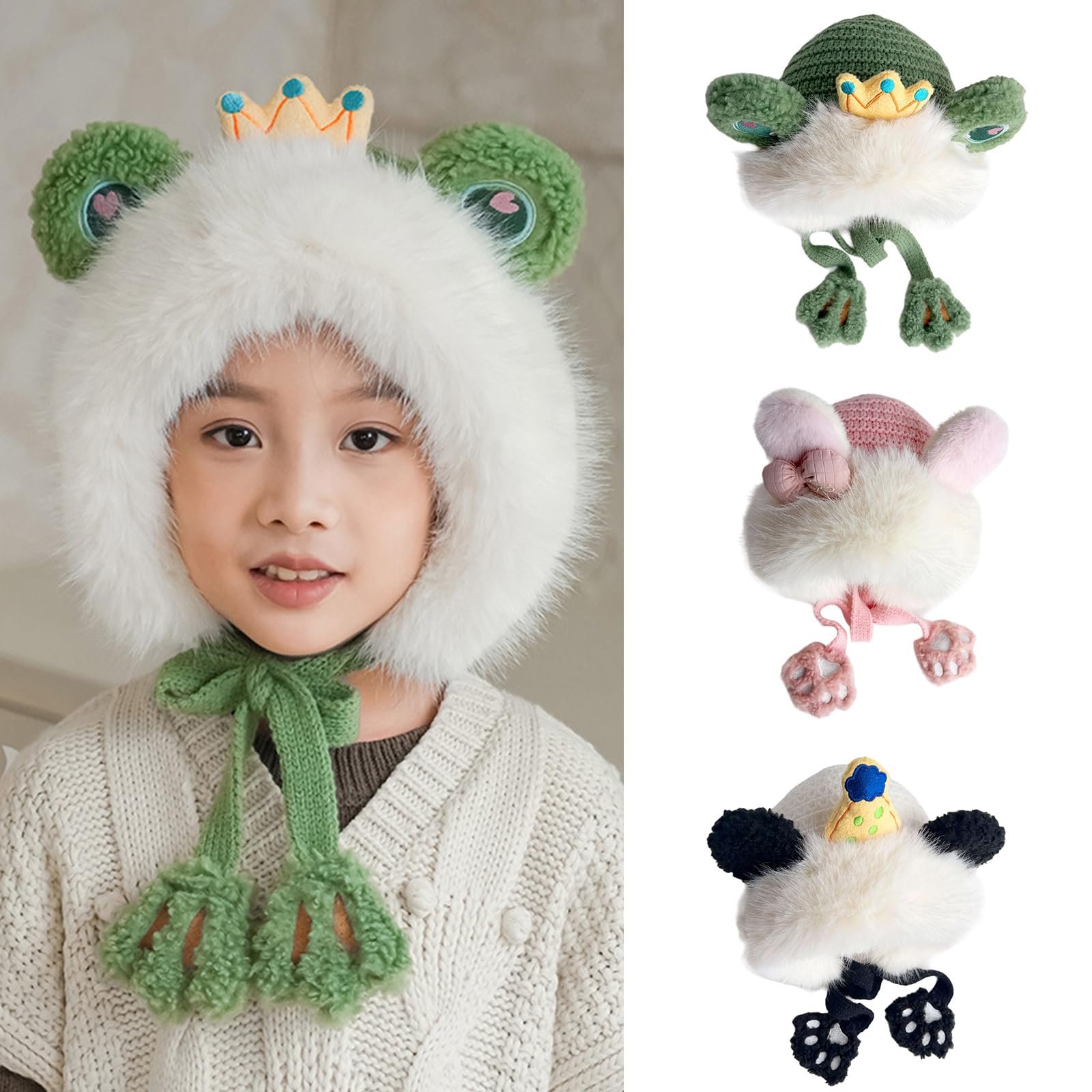 Шапка RETUOLWAG Плюшевая Трикотажная Детская Мягкая, фото №2 Шапка RETUOLWAG Плюшевая Трикотажная Детская Мягкая, фото №2