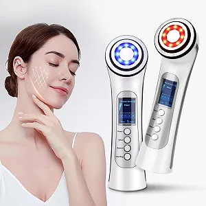 Масажер для обличчя CARER BEAUTY 5 в 1 RF EMS LED вібрація іонізація - Фото 1