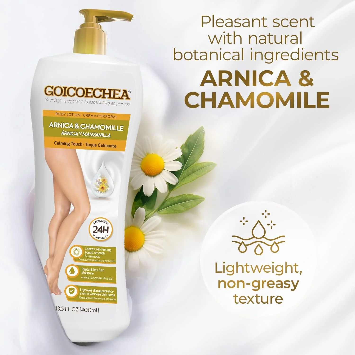 Лосьйон Goicoechea Soothing Touch для ніг, тіла, рук, 400 мл, фото №6