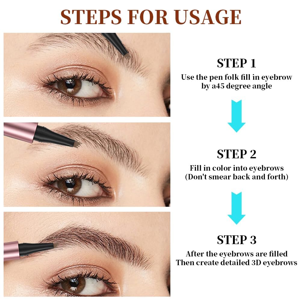 Карандаш для бровей Magic Waterproof 3D Microblading, фото №5