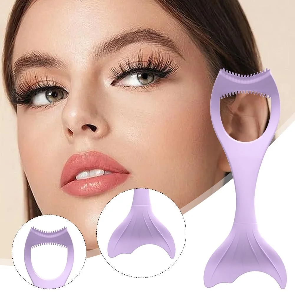 Многофункциональный, трафарет для подводки глаз изогнутый, силиконовый., фото №5