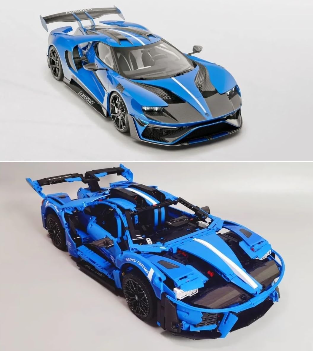 Набор Le Mansory Forde GT Модель Автомобиля 1:8 3624 детали, фото №3