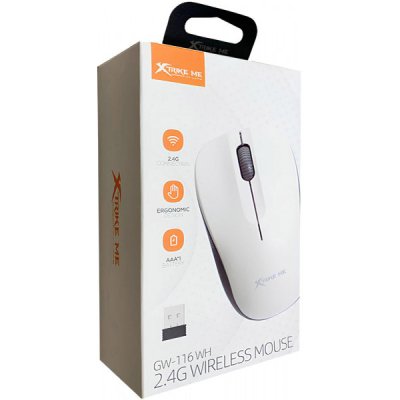 Мышка Xtrike ME GW-116 Wireless White (GW-116WH), фото №3 Мышка Xtrike ME GW-116 Wireless White (GW-116WH), фото №3