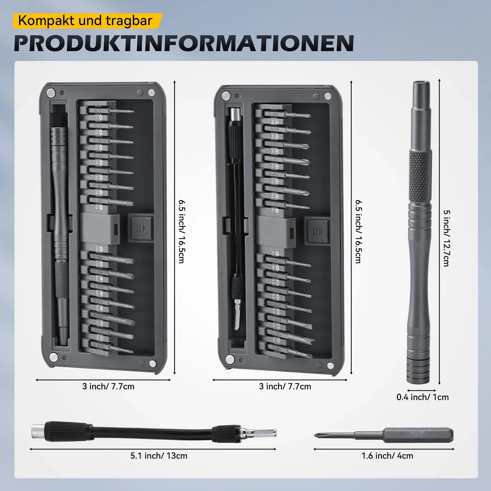 Набір прецизійних викруток 30 в 1, фото №6
