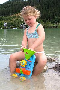 Водяная мельница Gowi 559-41 для ванной в коробке, игрушка для воды synthetic.ua - Фото 1