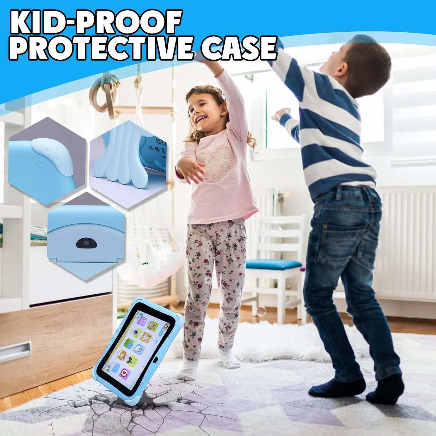 Планшет 8" YOUXD M12 2/32 ГБ 3G 4 ядер Android 11 Чорний, фото №6