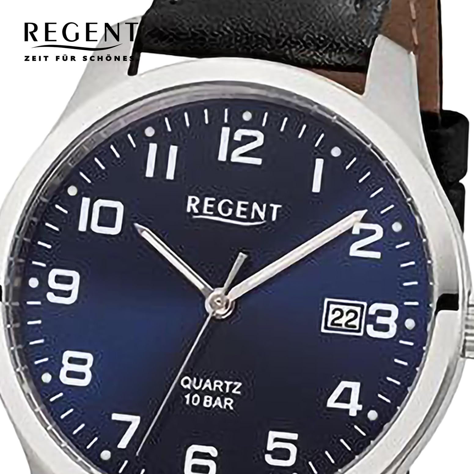 Часы REGENT Titanium Унисекс F-1269, серебристый, Modern, фото №2