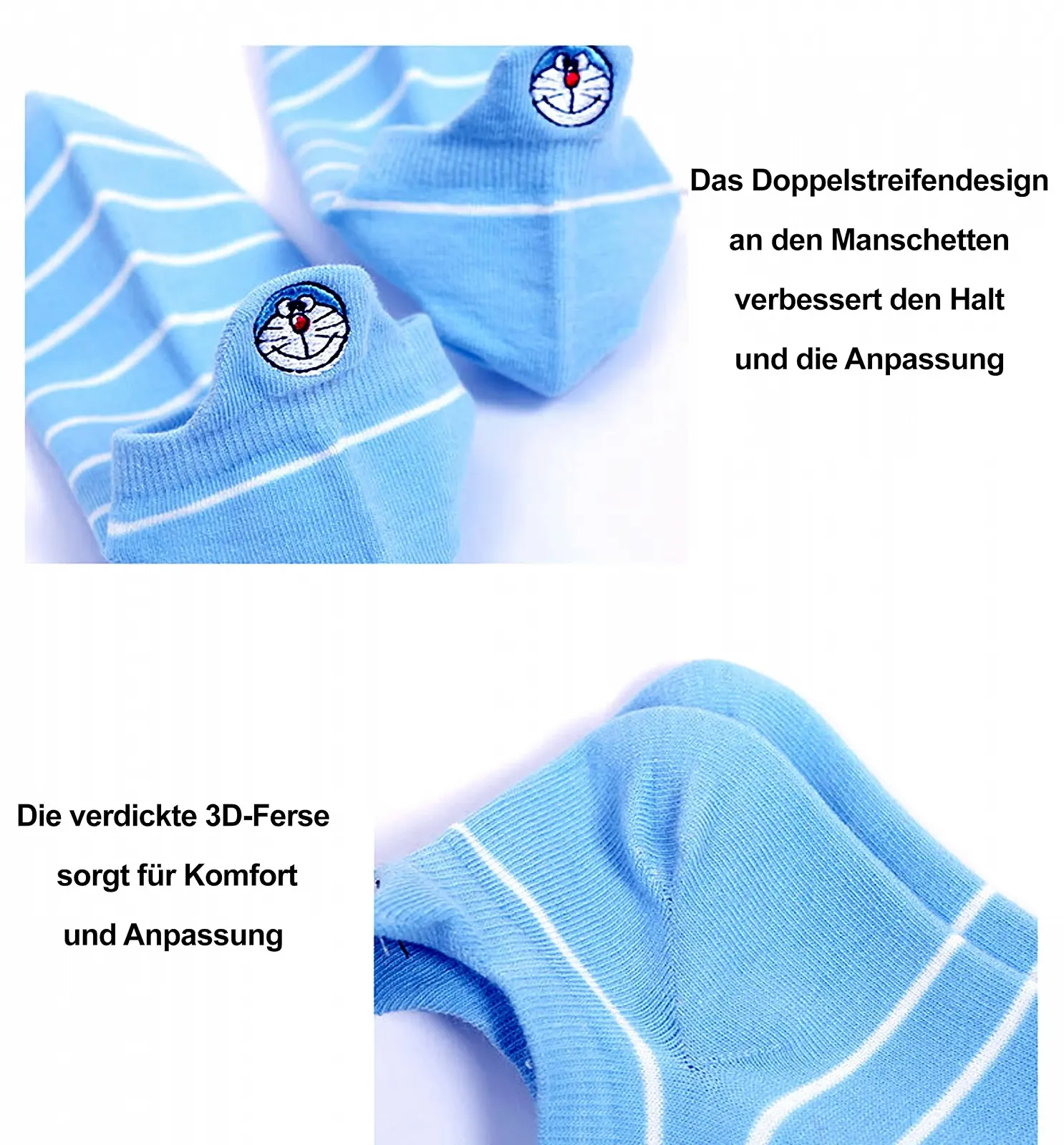 Набір шкарпеток жіночих бавовняних 5 пар One Size, фото №5 Набір шкарпеток жіночих бавовняних 5 пар One Size, фото №5