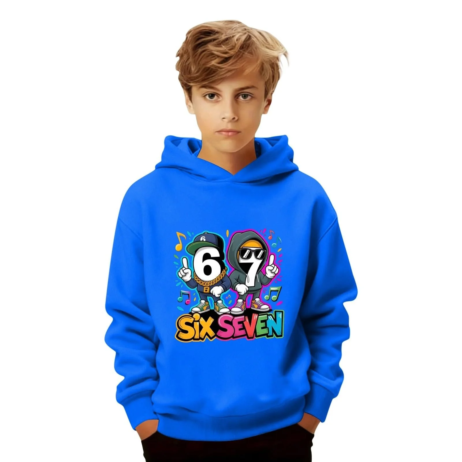 Худи 67 Six Seven для мальчиков и девочек Унисекс Детская спортивная куртка с капюшоном для мальчиков Пуловер Толстовка для детей Подростковая рубашка с длинными рукавами Спортивный пуловер для мальчиков и девочек, фото №1 Худи 67 Six Seven для мальчиков и девочек Унисекс Детская спортивная куртка с капюшоном для мальчиков Пуловер Толстовка для детей Подростковая рубашка с длинными рукавами Спортивный пуловер для мальчиков и девочек, фото №1