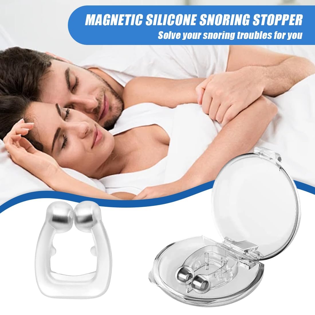 Клипса против храпа (12 шт.) многократная, фото №5