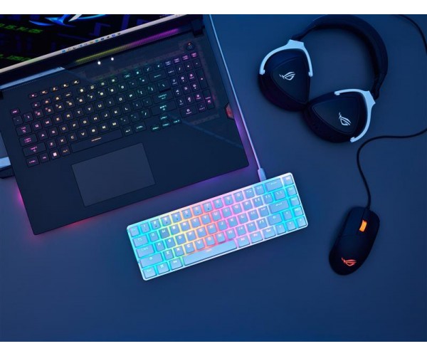 Клавiатура Asus ROG Falchion Ace LED 68key NX RD White (90MP0346-BKUA11), фото №9
