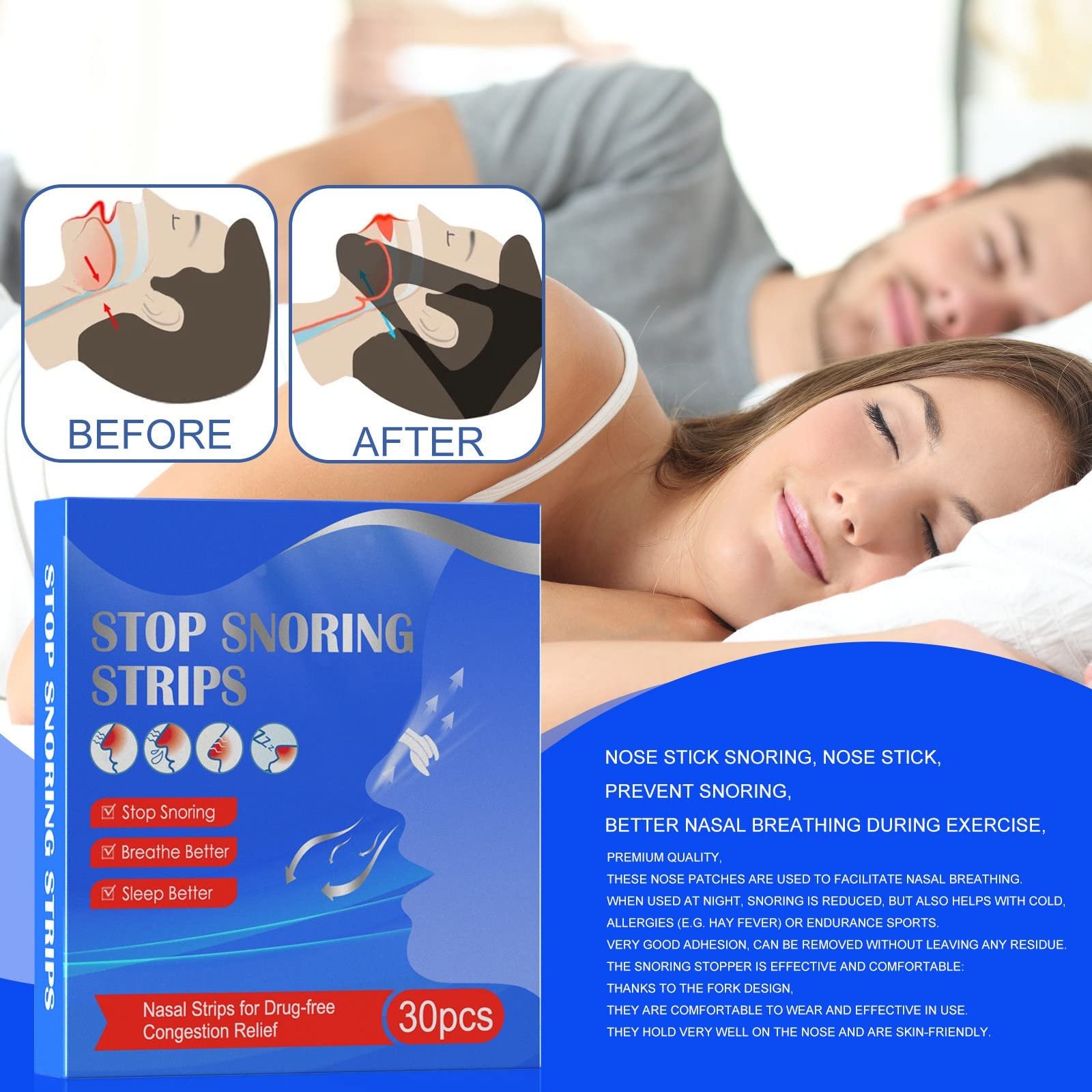 Пластир від хропіння, фото №2 Пластир від хропіння, фото №2