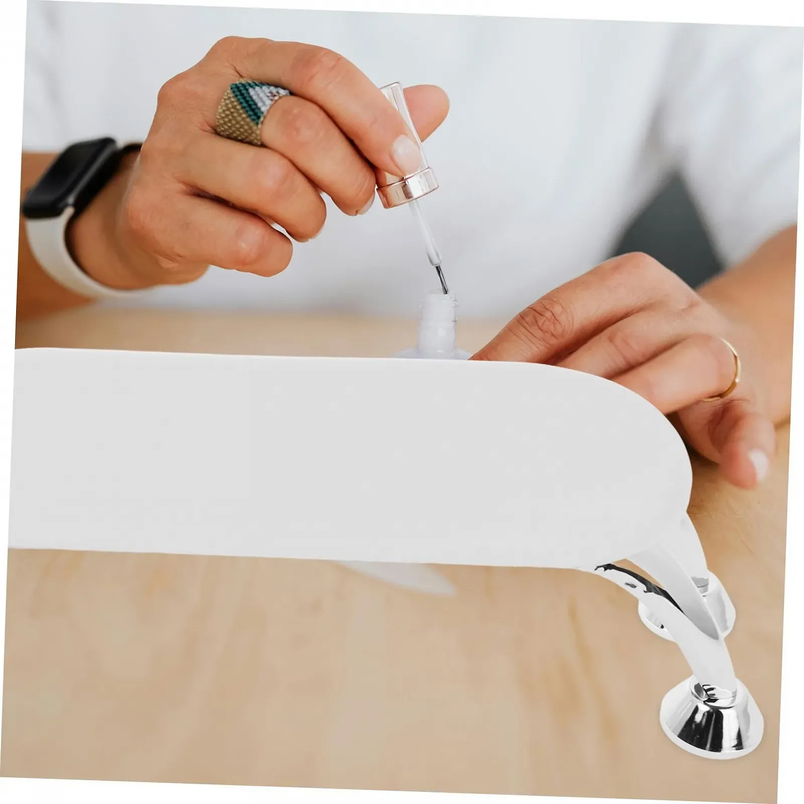 Підставка для рук Ipetboom для манікюру Залізна Біла, фото №4