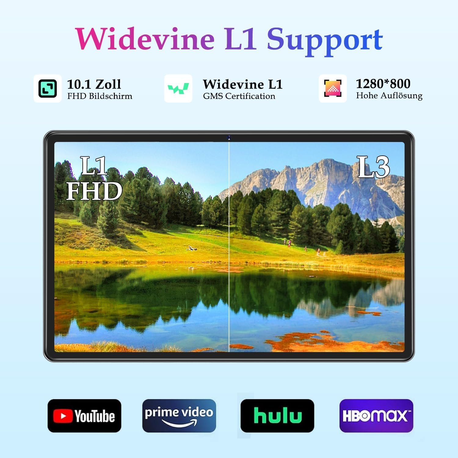 Планшет 10.1" ZIOVO Z138 6+14/128Gb 8 ядер Android 14 6000 mAh Черный, фото №5