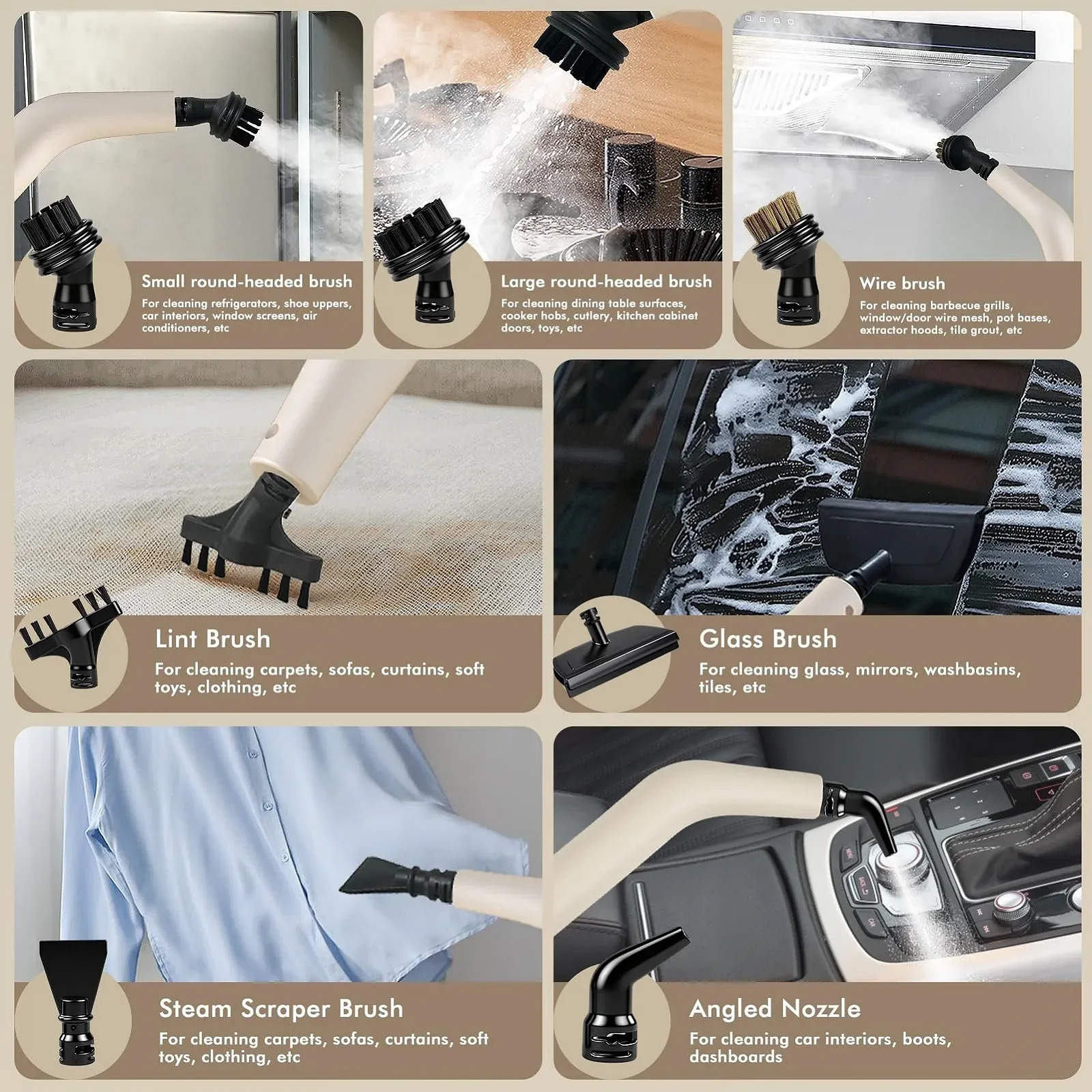 Пароочисник ручний 800 мл, фото №9