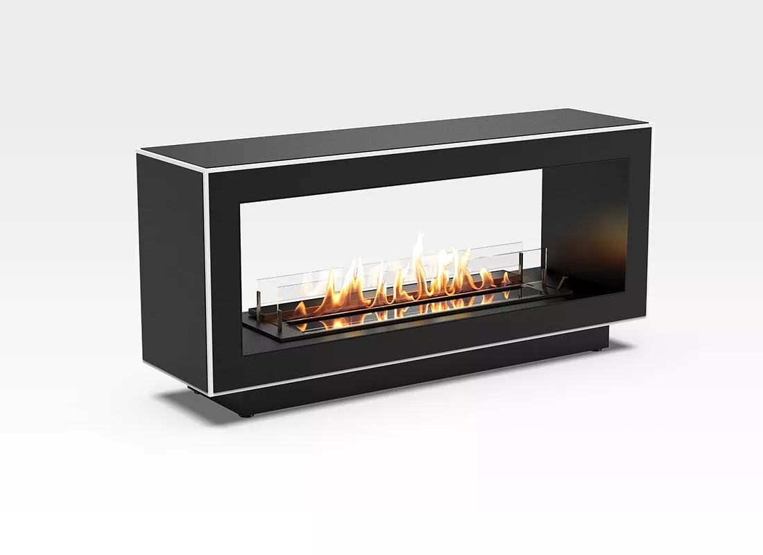 Напольный биокамин в корпусе Gloss Fire Module-m4 Черный, фото №1 Напольный биокамин в корпусе Gloss Fire Module-m4 Черный, фото №1