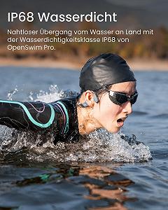 Навушники SHOKZ OpenSwim Pro Спортивні Кісткова Провідність Бездротові Відкриті Bluetooth 5.4 Водонепроникні IP68 Пам'ять MP3 32 ГБ Шумозаглушення Чорні synthetic.ua - Фото 1