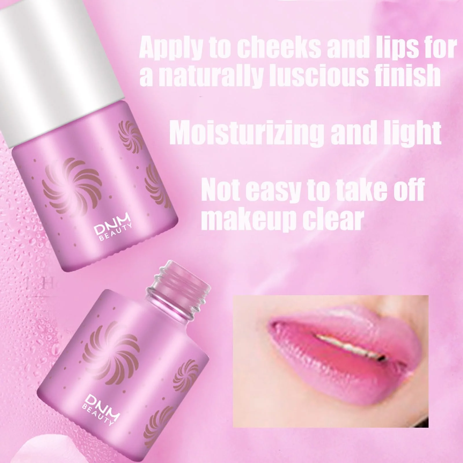 Блиск для губ 2 в 1, Стійкий, не розмазується, не липкий, фото №5