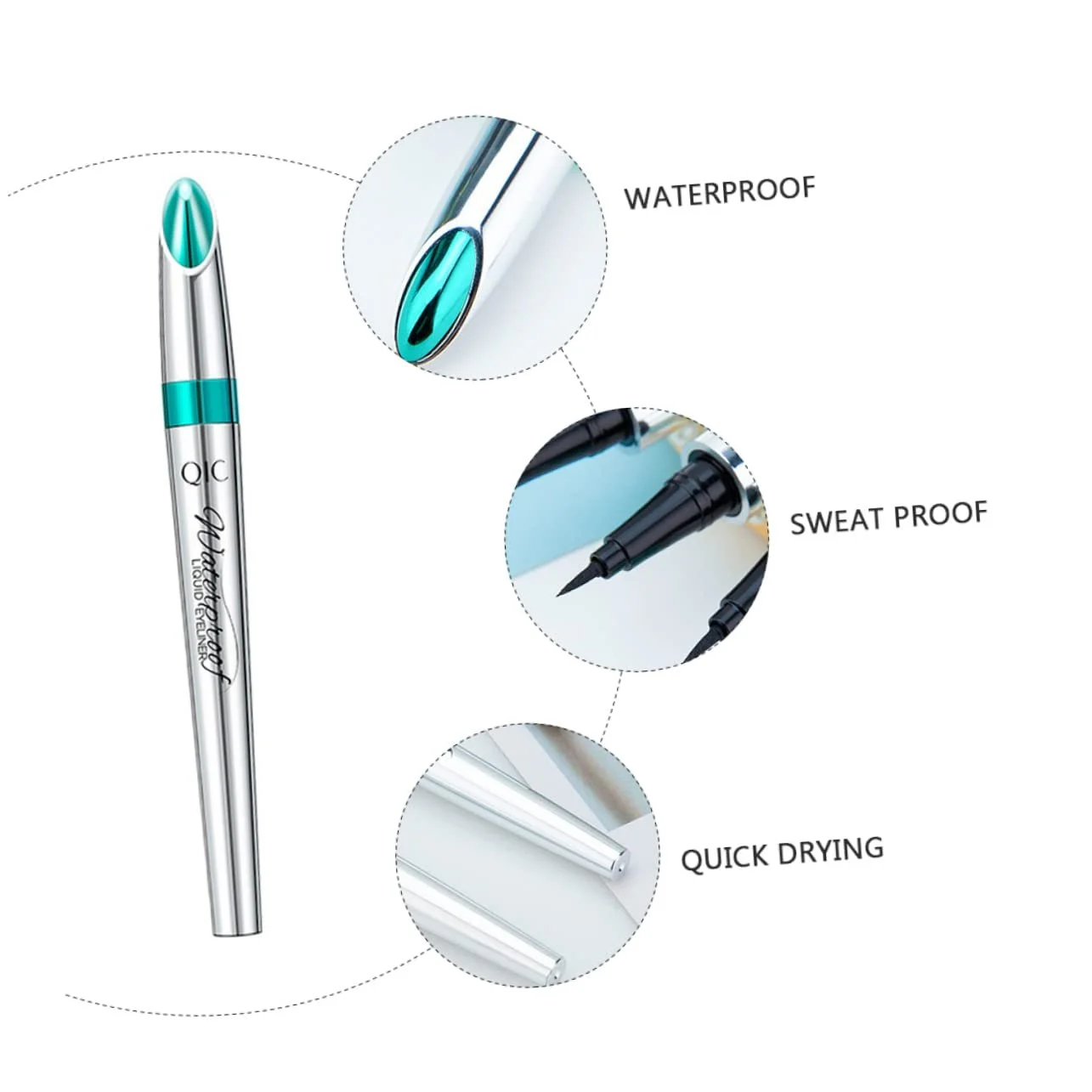 Підводка для очей LALAFINA Гелева Дуже тонка, фото №4