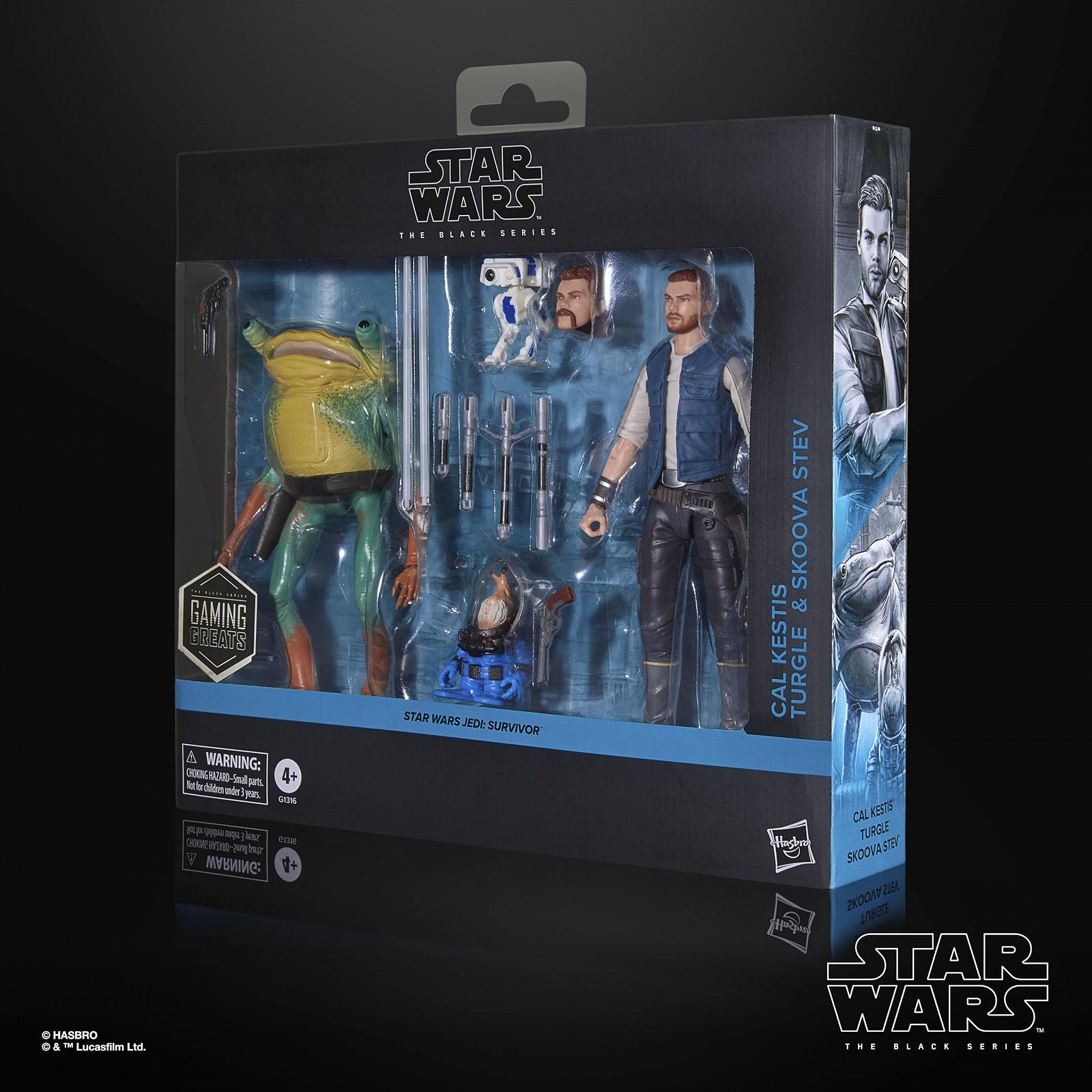 Фігурки Star Wars The Black Series Cal Kestis, Turgle & Skoova Stev, Star Wars Jedi: Survivor, колекційні, масштаб 15 см, фото №22
