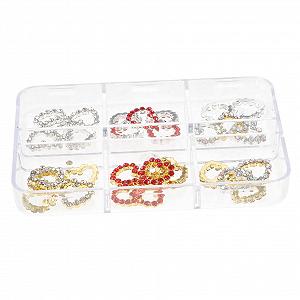 Прикраса для нігтів Серце PLAFOPE Кристал - Фото 1