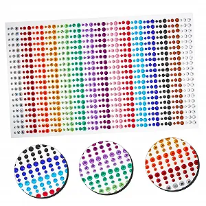 Стрази minkissy 2bl", самоклейні, легко наносяться, для фестивалів та вечірок synthetic.ua - Фото 1