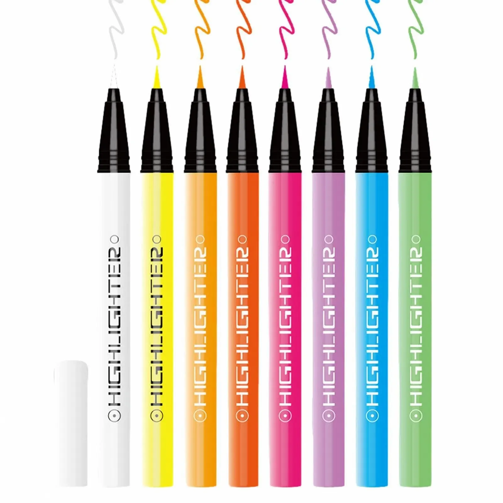 Набір підводок для очей UV, 8 кольорів, рідка, фото №1