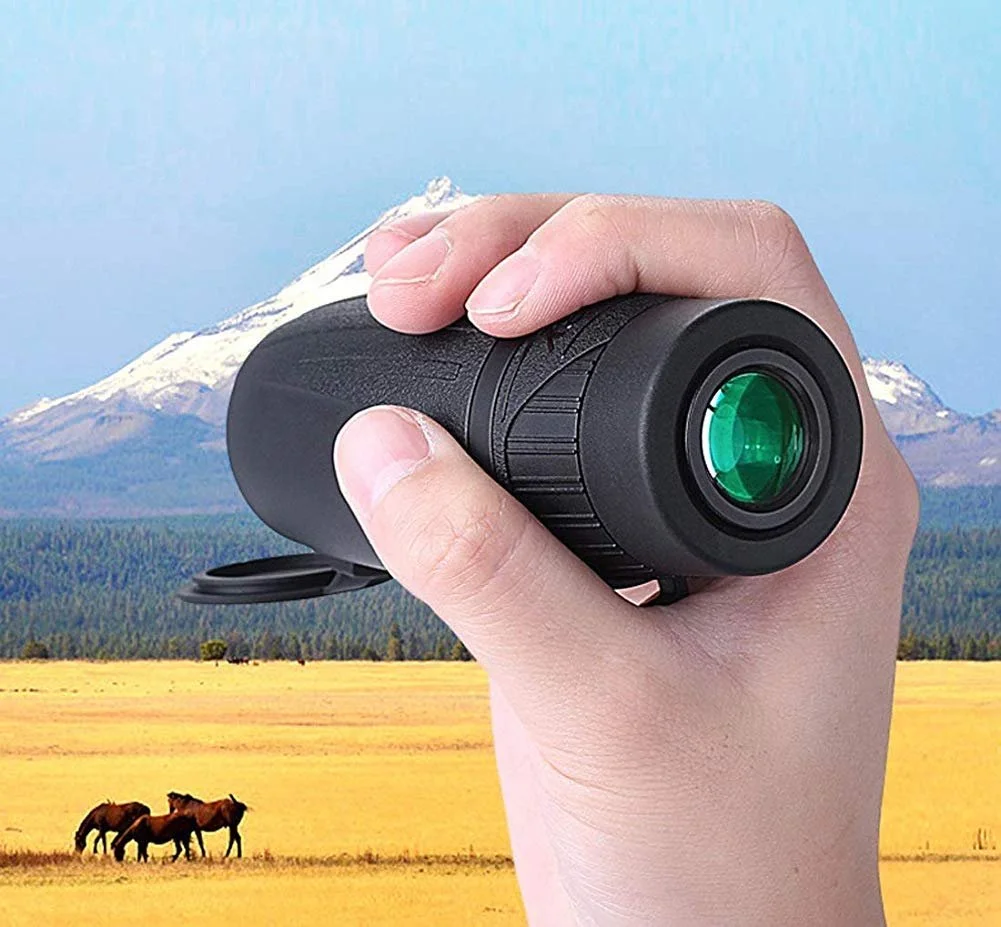 Бінокль 20X50 Highdefinition Зелений BAK4 для подорожей та трекінгу, фото №3