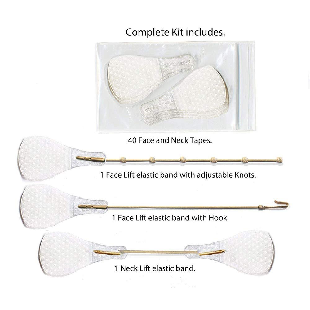 Мгновенная невидимая подтяжка лица, шеи и глаз, 120 шт. сменных лент, фото №2