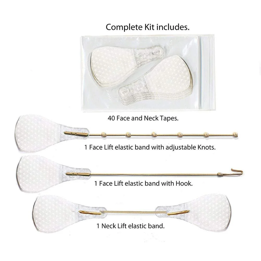Миттєва невидима підтяжка обличчя, шиї та очей, 120 шт. змінних стрічок, фото №2 Миттєва невидима підтяжка обличчя, шиї та очей, 120 шт. змінних стрічок, фото №2