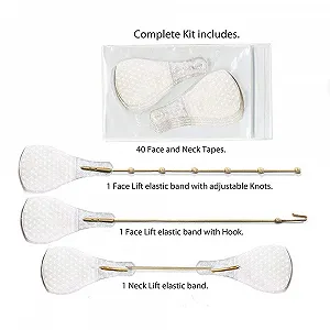 Миттєва невидима підтяжка обличчя, шиї та очей, 120 шт. змінних стрічок synthetic.ua - Фото 1