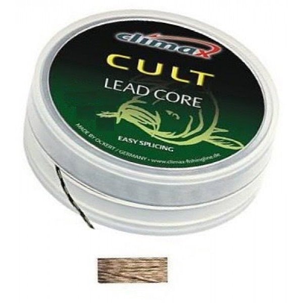 Ледкор Cult Leadcore 10m 65 lbs 32 kg gravel Climax, фото №1