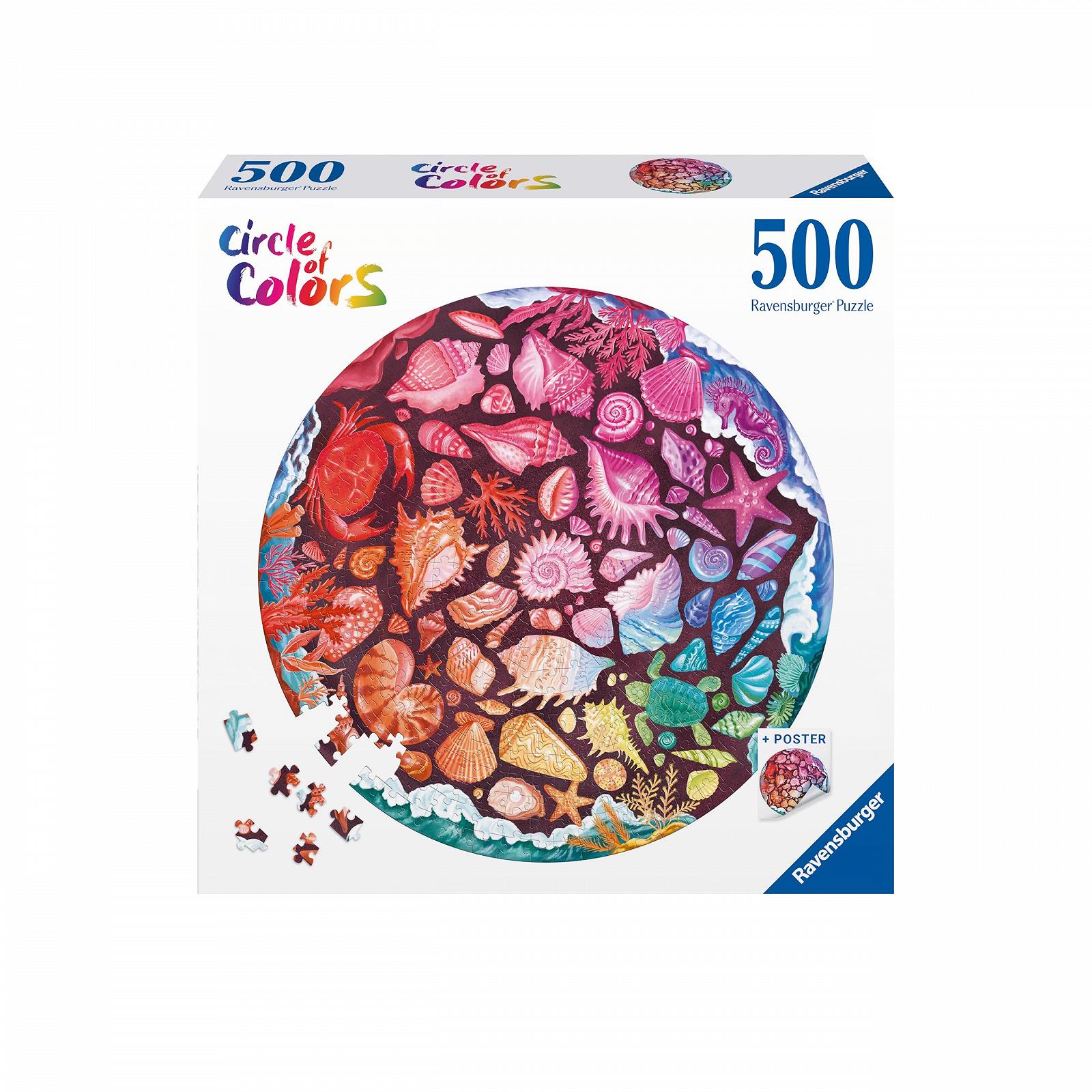 Пазл Ravensburger Circle of Colours Seashell 12200823 500 елементів Круглий, фото №2