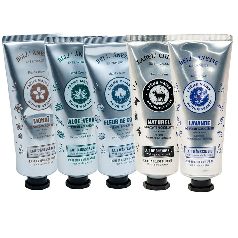 Крем для рук Label Provence Nature з органічним ослиним молоком і маслом ши - Cotton Floral Fragrance - тюбик 75 мл, фото №2