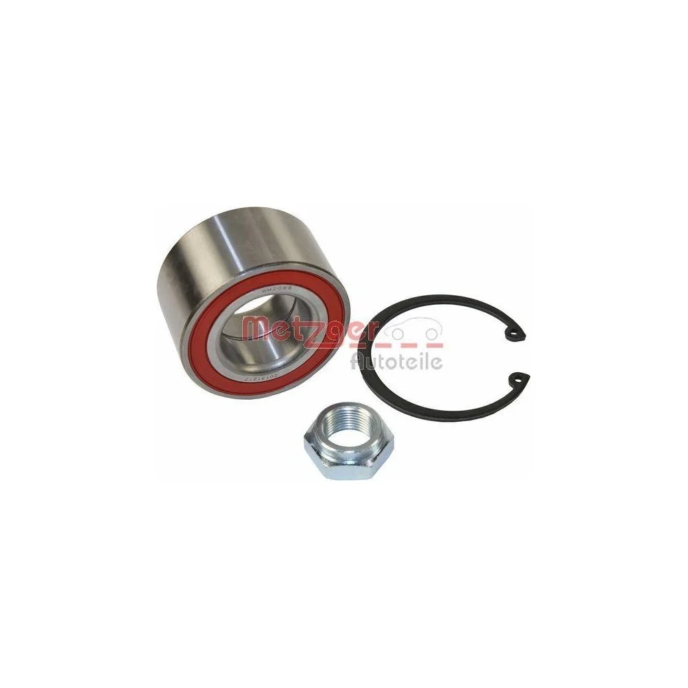 Комплект подшипника ступицы METZGER WM 2096 для VAG, передняя ось, фото №1