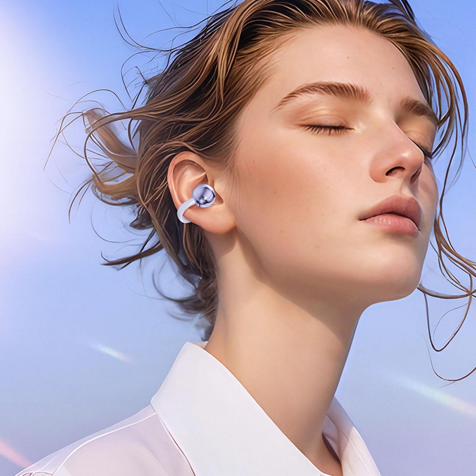 Наушники для голосового перевода 3-в-1 клип Purple, фото №7