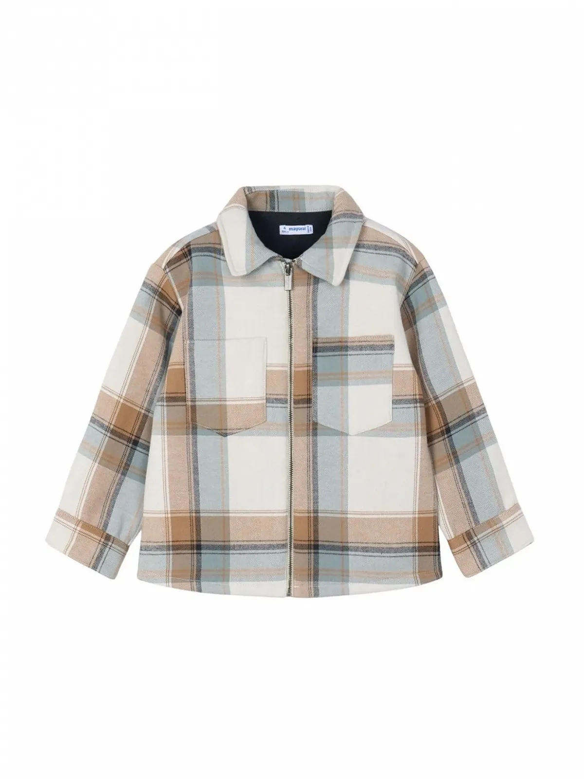 Куртка Mayoral Каро для мальчиков Карамель, фото №1