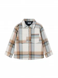 Куртка Mayoral Каро для мальчиков Карамель - Фото 1