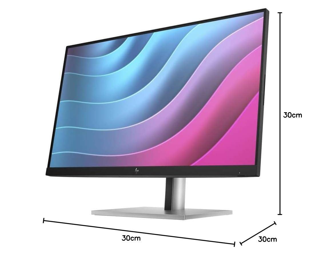 Монітор HP E24 G5 Full HD IPS Регулювання висоти Поворот USB Чорний, фото №3 Монітор HP E24 G5 Full HD IPS Регулювання висоти Поворот USB Чорний, фото №3