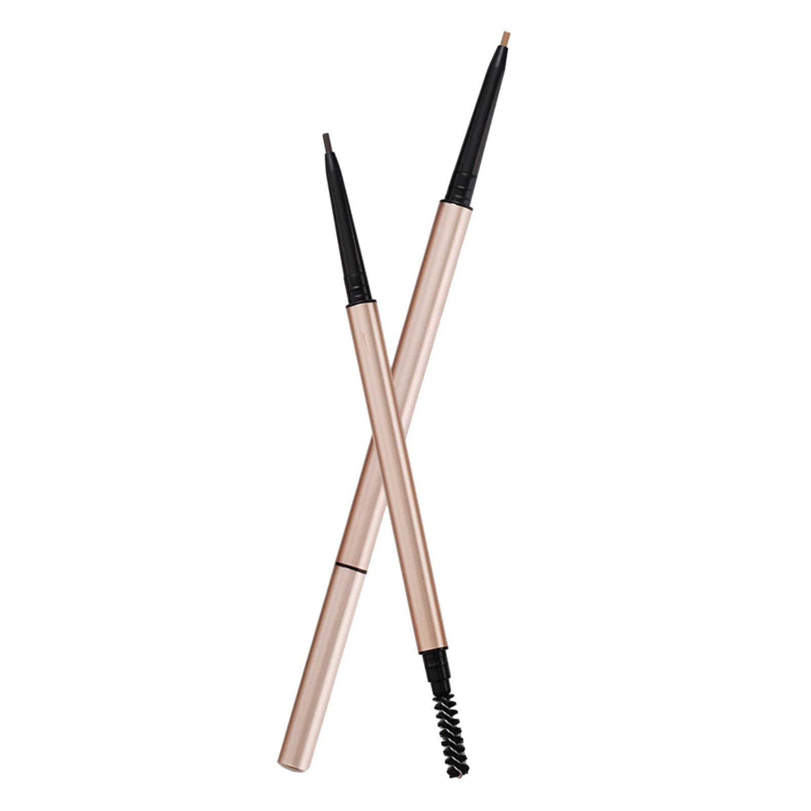 Олівець для брів Макіяж Micro Brow Подвійний комбінаційний коричневий, фото №1