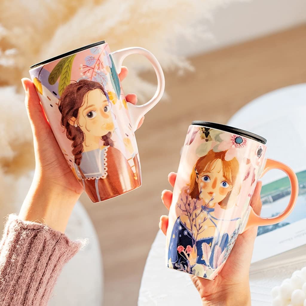 Кухоль Керамічний Великої Місткості, Розписаний Вручну, Офісна Чашка, фото №3