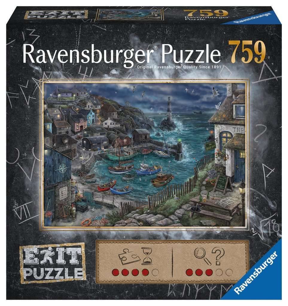 Пазлы Ravensburger EXIT Puzzle 17365 The Fishing Village 759 элементов, фото №1