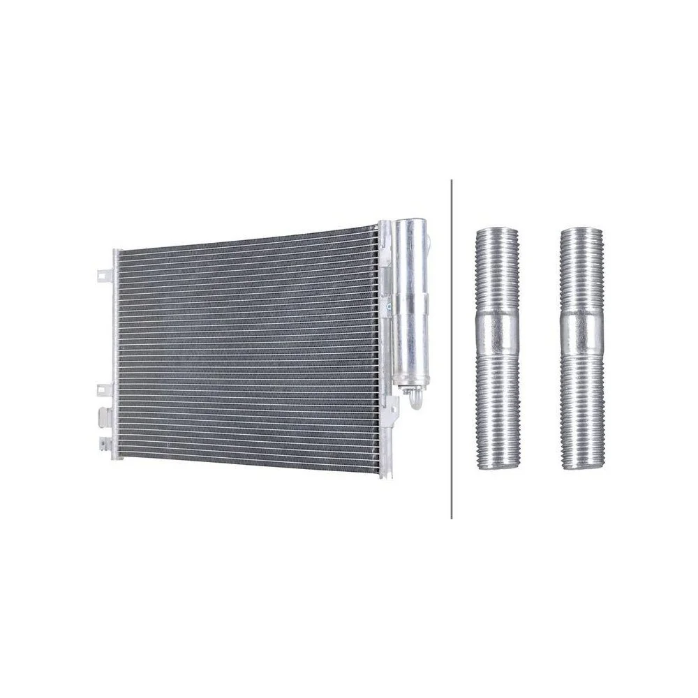 Конденсатор кондиціонера HELLA 8FC 366 220-351, фото №1 Конденсатор кондиціонера HELLA 8FC 366 220-351, фото №1