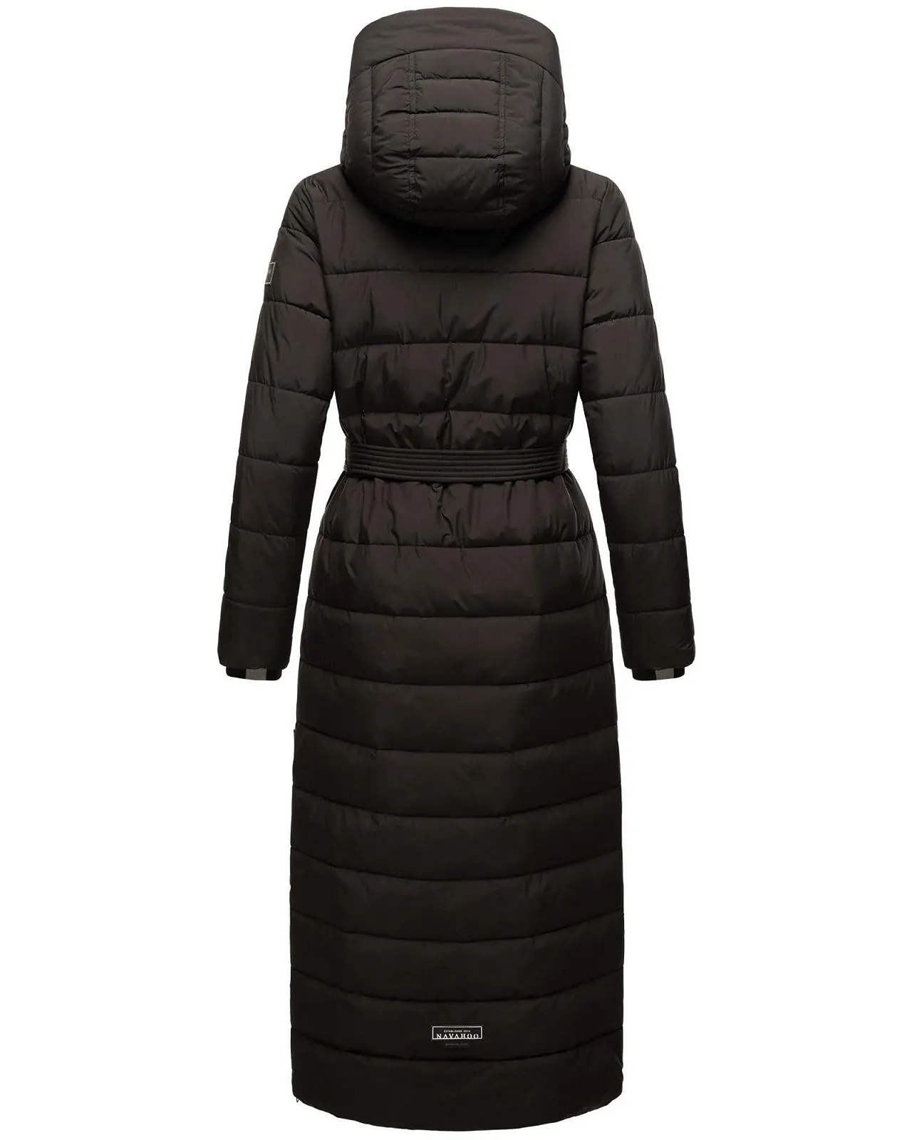 Пальто Navahoo B974 Зимове стьобане Жіноче Довге Тепле з капюшоном, фото №4