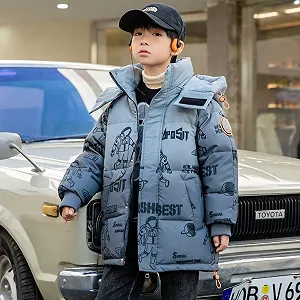 Зимняя куртка linboo для мальчиков, детская. synthetic.ua - Фото 1