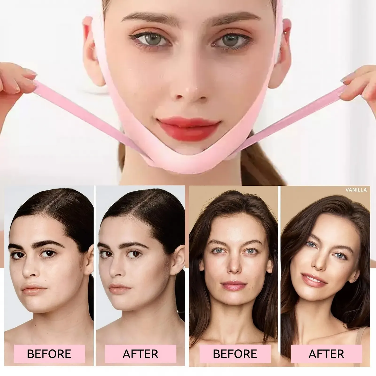 Маска для обличчя для видалення подвійного підборіддя Chinology V Line, фото №4 Маска для обличчя для видалення подвійного підборіддя Chinology V Line, фото №4